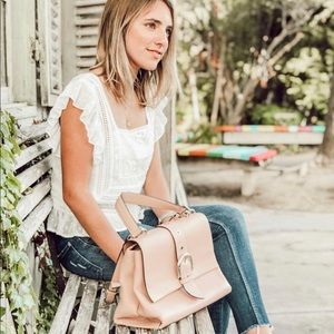 Henri Bendel Pink Satchel Purse